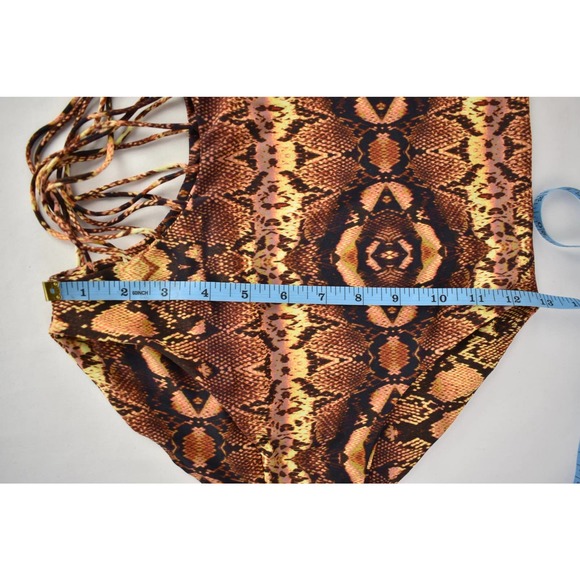 CAMI AND JAX Savannah Swimsuit in Python Print Size S - Picture 6 of 6